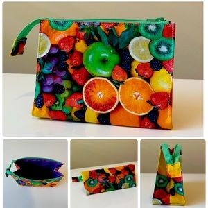 Zipper pouch Handmade pouch bag